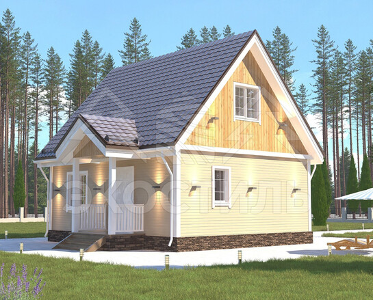 Дом из клееного бруса 015