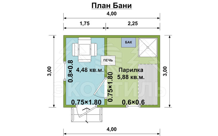 Баня Б-009