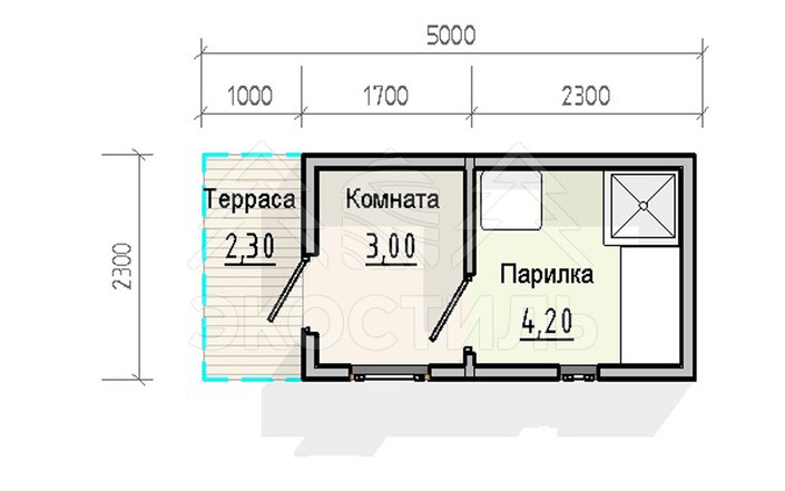Мобильная баня МБ-2