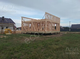 Дом 8х8 м каркас