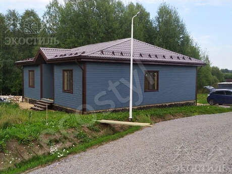 Дом 9х9 м с террасой каркас