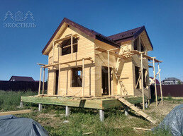 Дом 7.5х9 м каркас