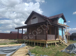 Дом 7.5х9 м каркас