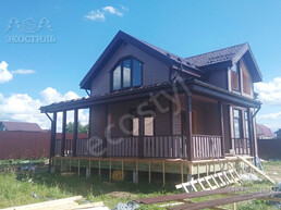 Дом 7.5х9 м каркас
