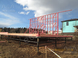Дом 6х12 м каркас
