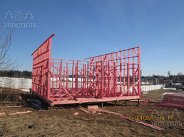 Дом 6х12 м каркас
