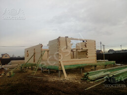 Дом 8x10м проф брус