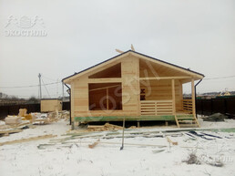 Дом 8x10м проф брус
