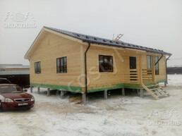 Дом 8x10м проф брус