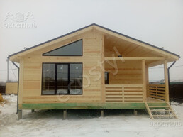 Дом 8x10м проф брус
