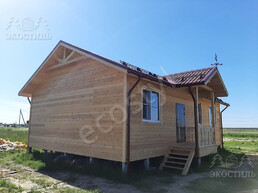 Дом 6х8м с терассой каркас