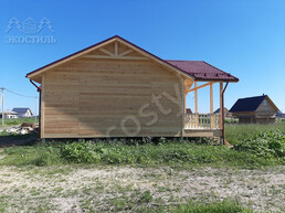 Дом 6х8м с терассой каркас