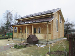 Дом 9.5х9м клееный брус