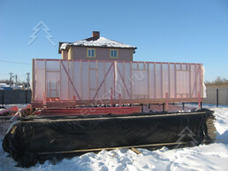 Дом 8х15м каркас