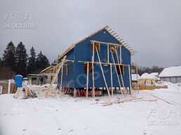 Дом 8х9м каркас