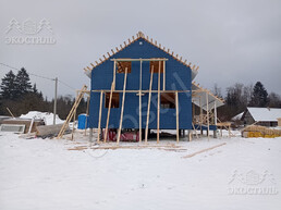 Дом 8х9м каркас